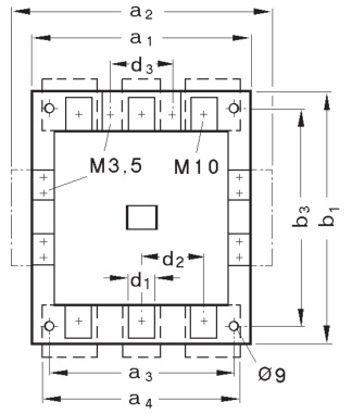 SIEMENS+3TF56系列接触器(额定电流：400A)+外形尺寸